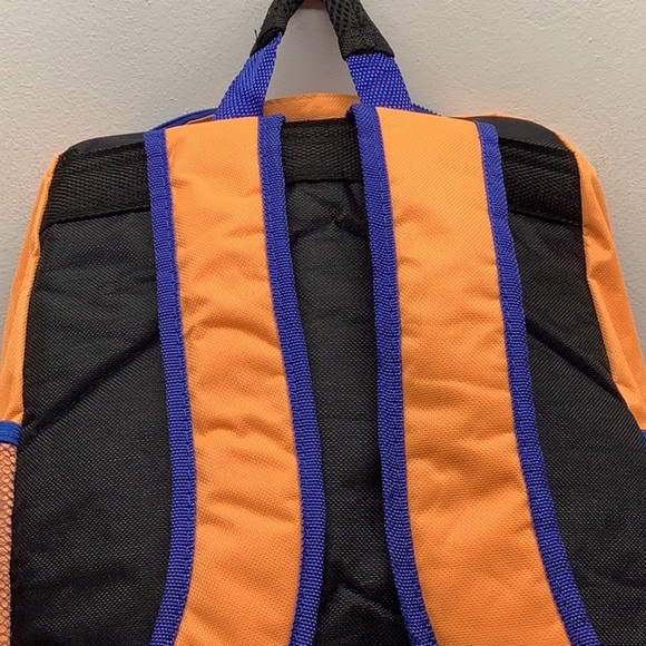 Eaglesport Stylish Orange Backpack With Blue Accents. Preloved - Picture 7 of 10